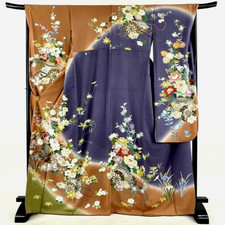 Japanese kimono SILK"FURISODE"