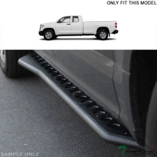 Topline For 2022-2023 Toyota Tundra Double Rock Slider Step Bars -Textured Black