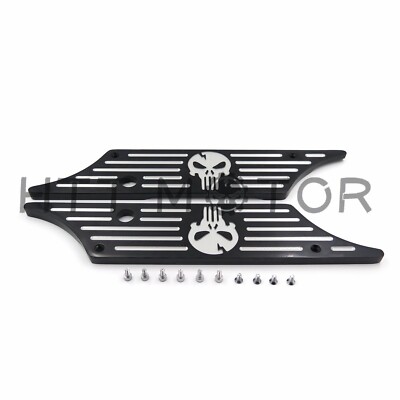 Billet Hard Black Saddlebag Bags Latch Cover Face For Harley Touring 1993-2013