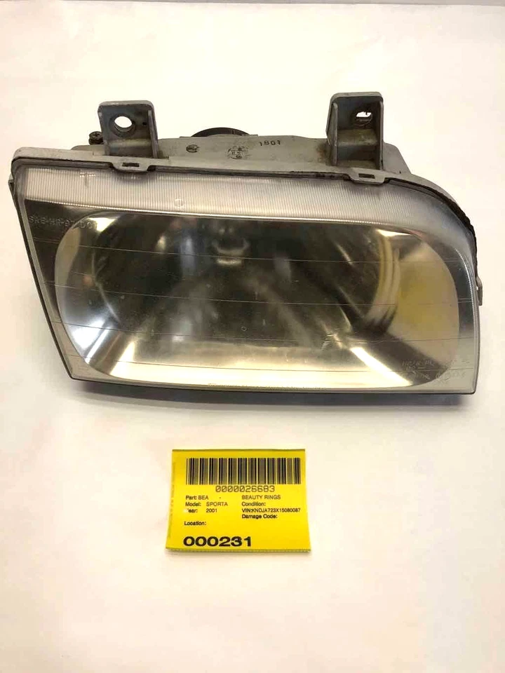Conjunto de luces de faros KIA SPORTAGE 1998-2002 pasajero lado derecho OEM Foto 3 de 4