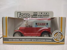 Ertl 668 Ford 1913 Model T Delivery "Case" 1/25 Scale Diecast COIN BANK