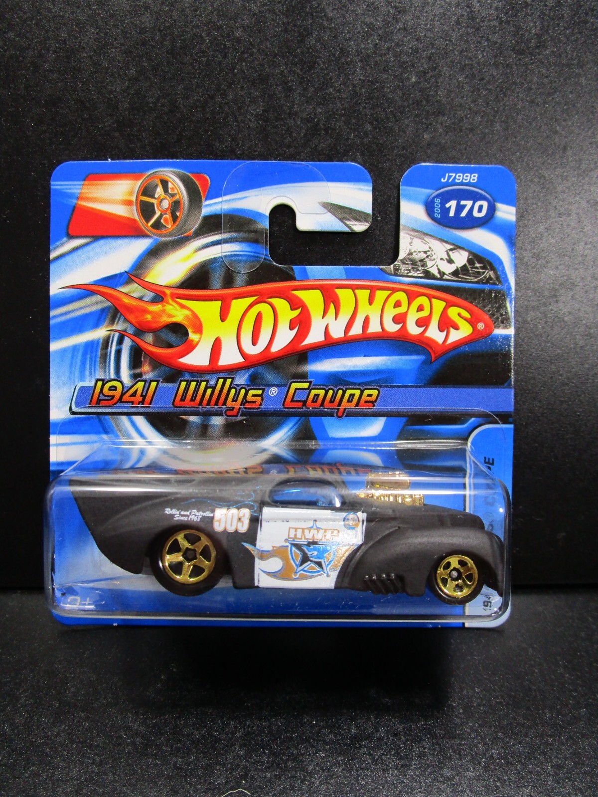 Hot Wheels 2006 1941 Willys Coupe - 2006 Mainline -Mattel- Short Card black base