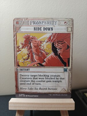 Ride Down 0052 OTP Uncommon Outlaws Of Thunder Junction MTG NM