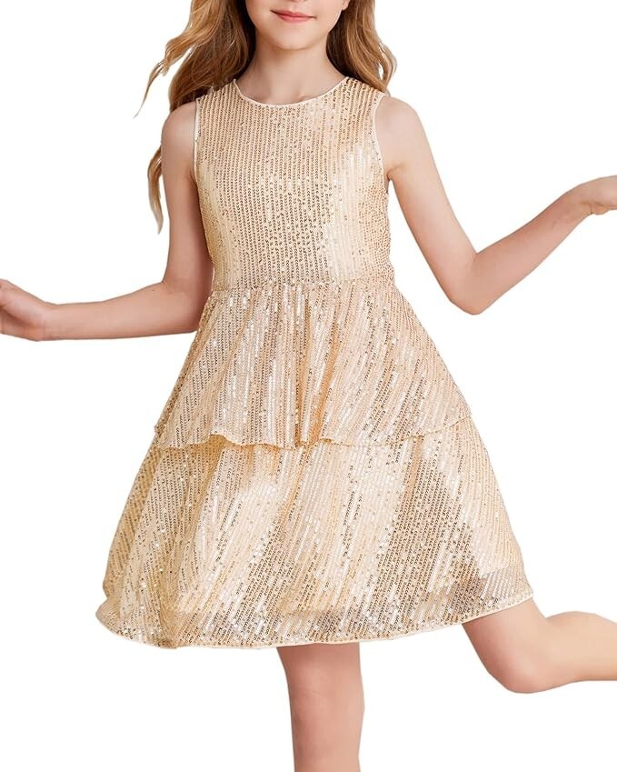 Danna Belle Girl Dress Summer Swiss Dots Chiffon Sleeveless