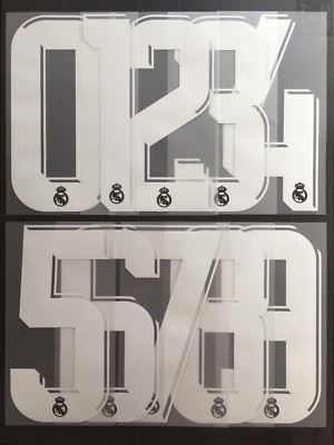 2017-18 Real Madrid La Liga Away Name Set #7 RONALDO Repro – Kitroom Football