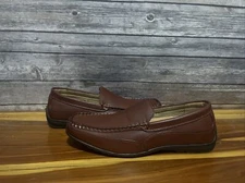 Deer Stags Drive Men's Slip On Dark Luggage Vega Brown Memory Foam Men’s Sz 10 M