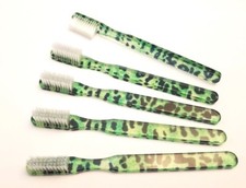 20-PACK Green Leopard FUN Vintage Designer Toothbrush