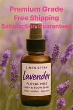Lavender Linen Spray – Relaxing Floral Mist – Premium -Fast Shipping 4oz