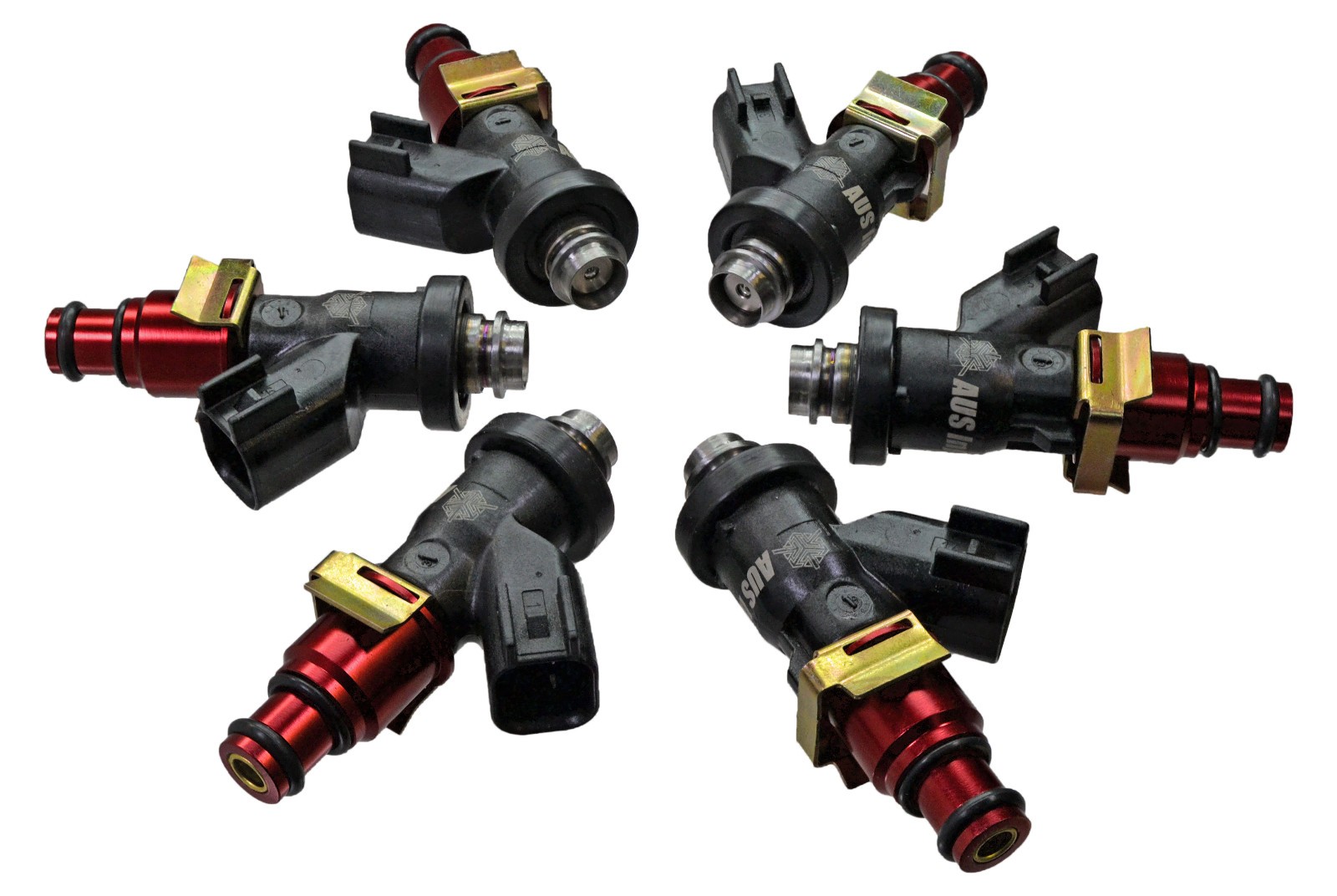 Set of 6 AUS Injectors 550 cc HIGH FLOW Performance fit {C32B1} ACURA NSX [B6-H]