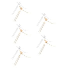 Assorted Color Chinese Hairpin Set Metal Resin Flower Tassel Hair Sticks