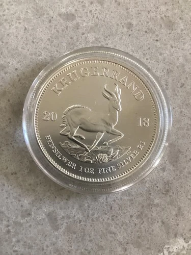 2018 Silver Krugerrand 1 oz — photo from another recent sale