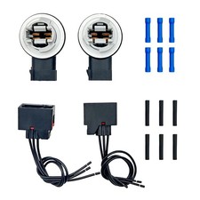 Front Turn Signal Light Socket and Turn Signal Light Connector Plug Harness