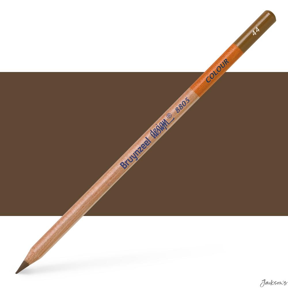 Bruynzeel Design Colour Pencil Cedar Wood Mid Brown Drawing Shading