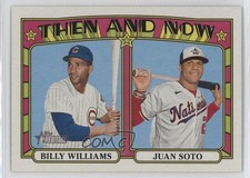 2021 Topps Heritage Then & Now Billy Williams Juan Soto #TN-14 HOF y5m