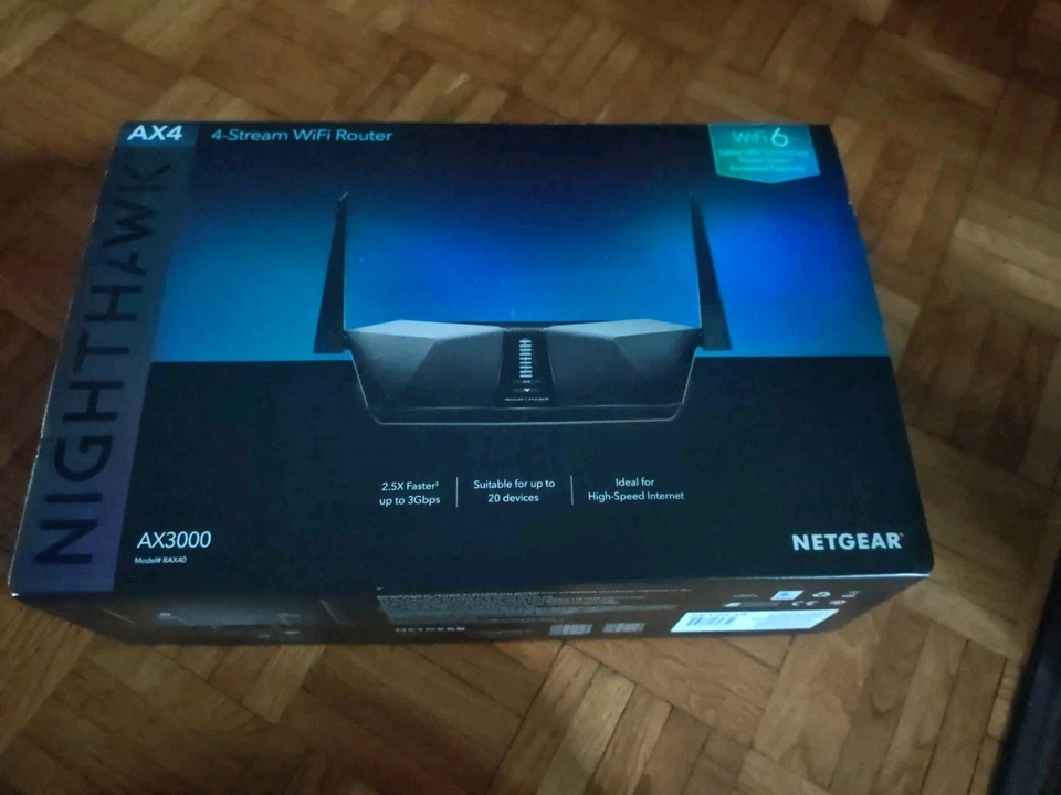 NETGEAR Nighthawk RAX40 WLAN Router - Schwarz - Bild 2 von 4