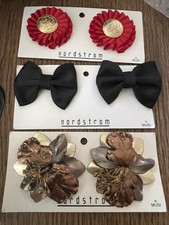 Lot of 3 NEW Vintage MUSI Shoe Clips from Nordstrom