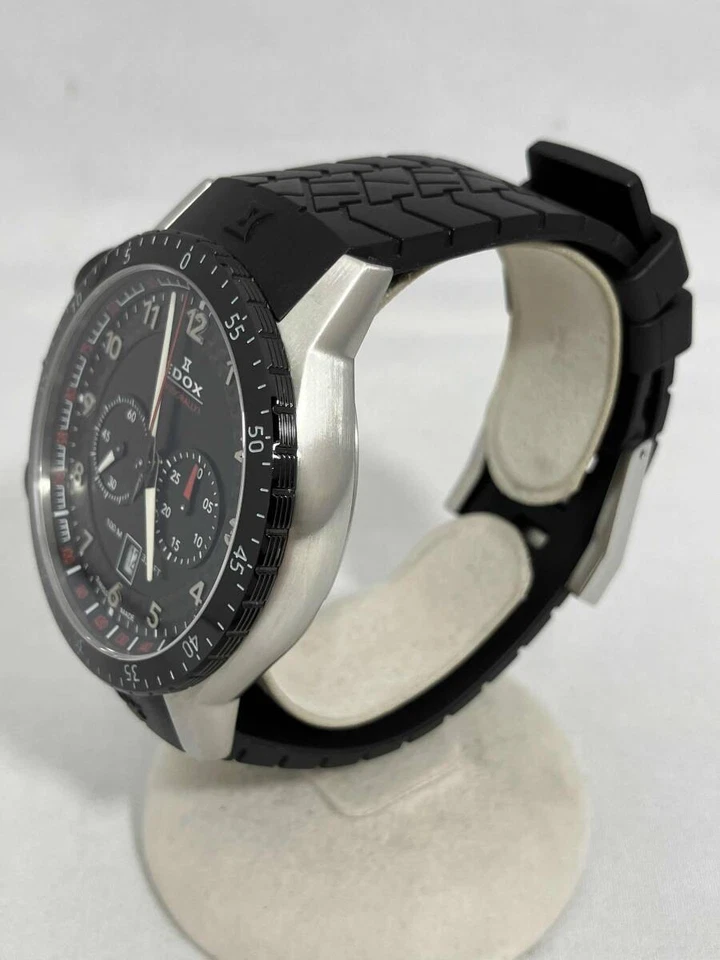 EDOX Chrono Rally Date Chronograph 10305 Quartz Used Watch - Image 2 of 4