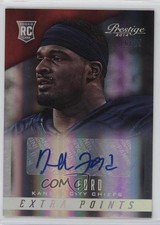 2014 Prestige Rookie Extra Points Holo Silver Signatures 16/25 Dee Ford Auto 0b2