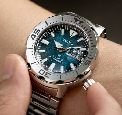 Seiko Prospex SRPH75K1 Blue Monster Antarctica Sea Penguin