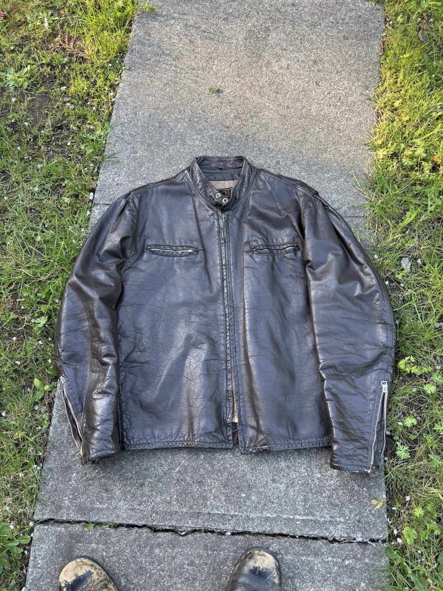 Vintage 60s/70s beau breed Cafe Racer Motorcycle Brown Vintage 60s/70s beau breed Cafe Racer Motorcycle Brown