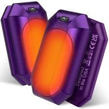 2 Pack AI Hand Warmers Rechargeable Electric Hand Warmer Reusable USB Handwar...