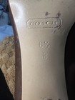 Coach Women’s Brown Leather Square Toe Chain Slip-On Pumps Heels 6.5B A3785 — photo 3