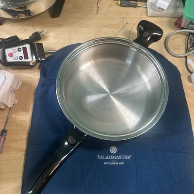 SaladMaster Stainless Steel 18-8 11 Inch Skillet Six Egg Poacher