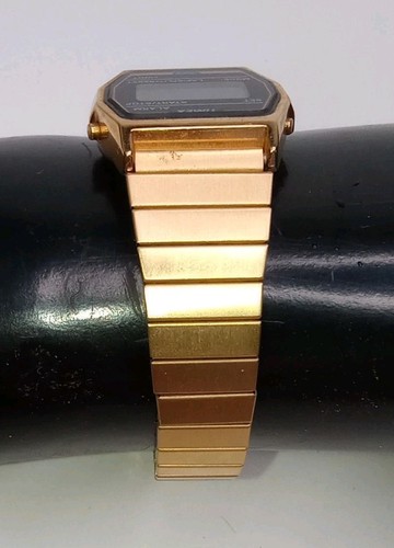 Timex Digital Quartz Vintage Gold Tone Chronograph Water Resistant Ladies Watch - 第 4/9 張圖片