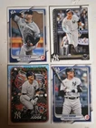 🔥🏟(4) Card Lot  AARON JUDGE 2024 BOWMAN/HOLIDAY/2025 TOPPS-COLE 2024 BOWMAN 🔥