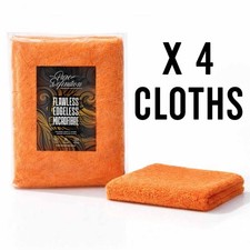 Edgeless Microfibre Cloths x 4 Flawless Microfiber Car Detailing Pure Definition