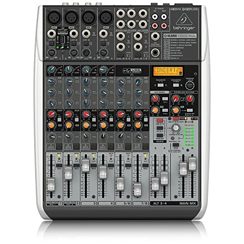 BEHRINGER Analog Mixer 12Ch 1 Nobet/Effect/USB Audio Interface Xenyx QX1204USB - Picture 1 of 4