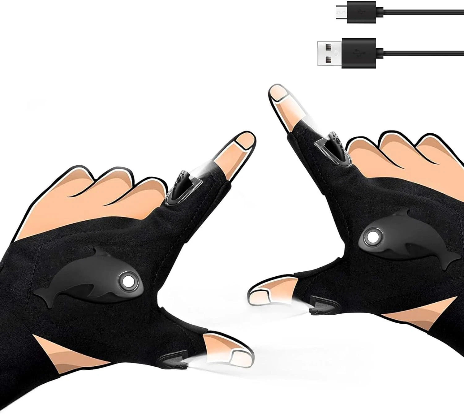 LED Rechargeable Flashlight Gloves, Valentines Day Gifts for Him Men Boyfriend H
Opens in a new wind