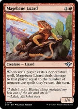Magebane Lizard 134 | Near Mint | OTJ Outlaws of Thunder Junction Magic MTG