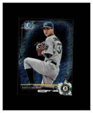 2017 Bowman Chrome Mini Prospects Black Shimmer Refractor Dakota Chalmers /100