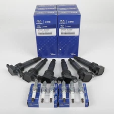 6× Ignition Coil & NGK Iridium Spark Plug for Hyundai Santa Fe Kia Sorento UF546