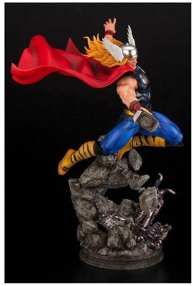 Statua di Thor Marvel Avengers della Kotobukiya serie fine art 1:6 NUOVA - Immagine 4 di 4