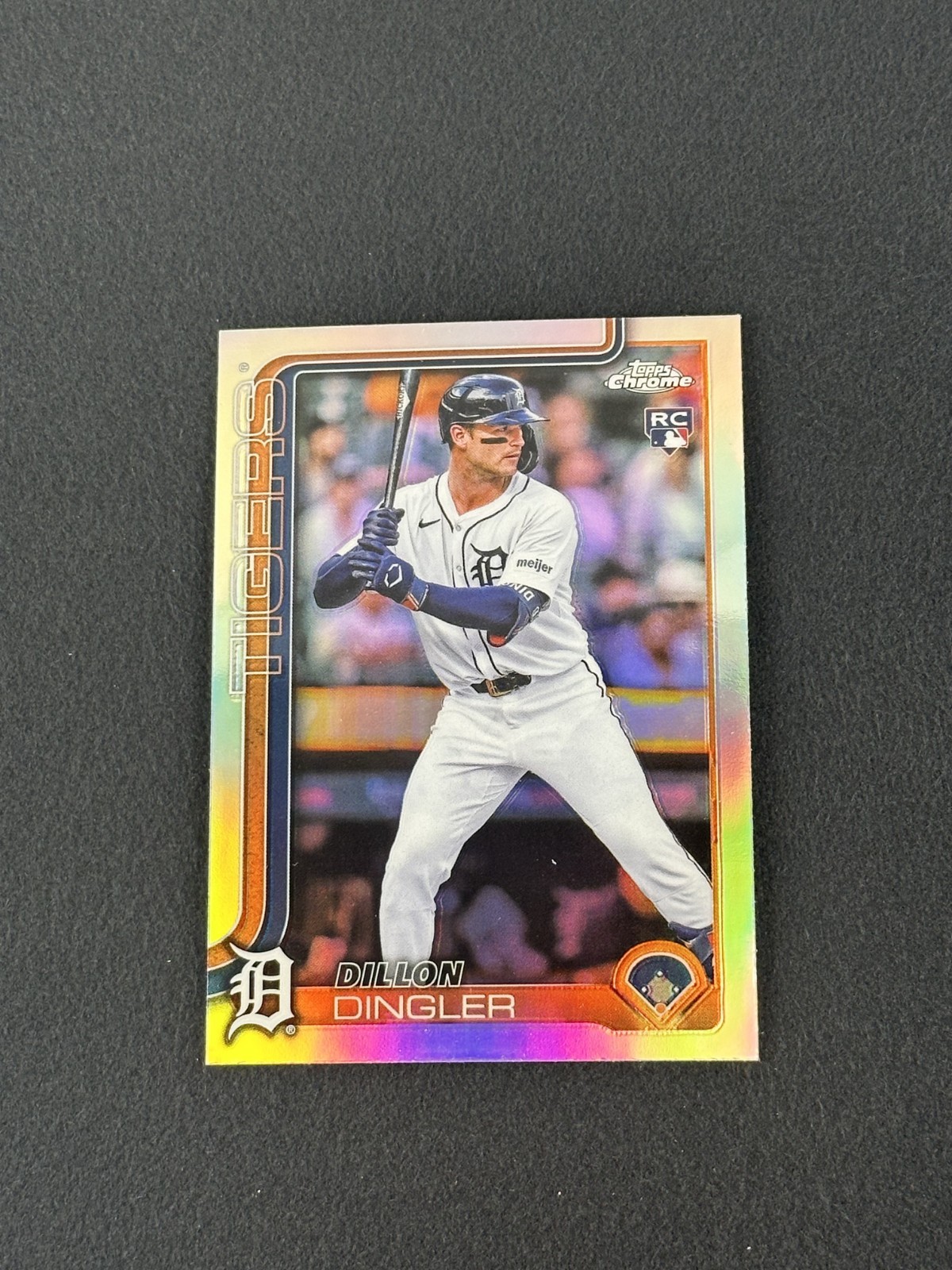 2025 Topps Chrome DILLON DINGLER RC Refractor #274 Detroit Tigers