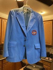 Vintage 80s ERA Real Estate Suit Jacket - size 36-38 - dumb  dumber tux color
