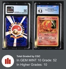 CGC 10 Charmander Vending Series 1 1998 Japanese Nishida Illustration