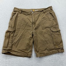 Carhartt Force Mens Tan Ripstop Relaxed Fit Cargo Shorts 40x11 101168-257