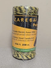 Zareba PW656Y6-Z Polywire 200-Meter 6-Conductors Portable Electric Fence Wire