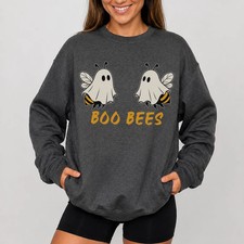 Boo Bees Sweatshirt Funny Halloween Spooky Humor