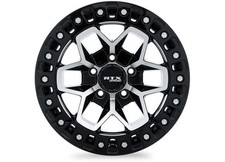 Rtx Wheels 082981 Zion 17x9 5x127 Et-15 Cb71.5 Gloss Black Machined