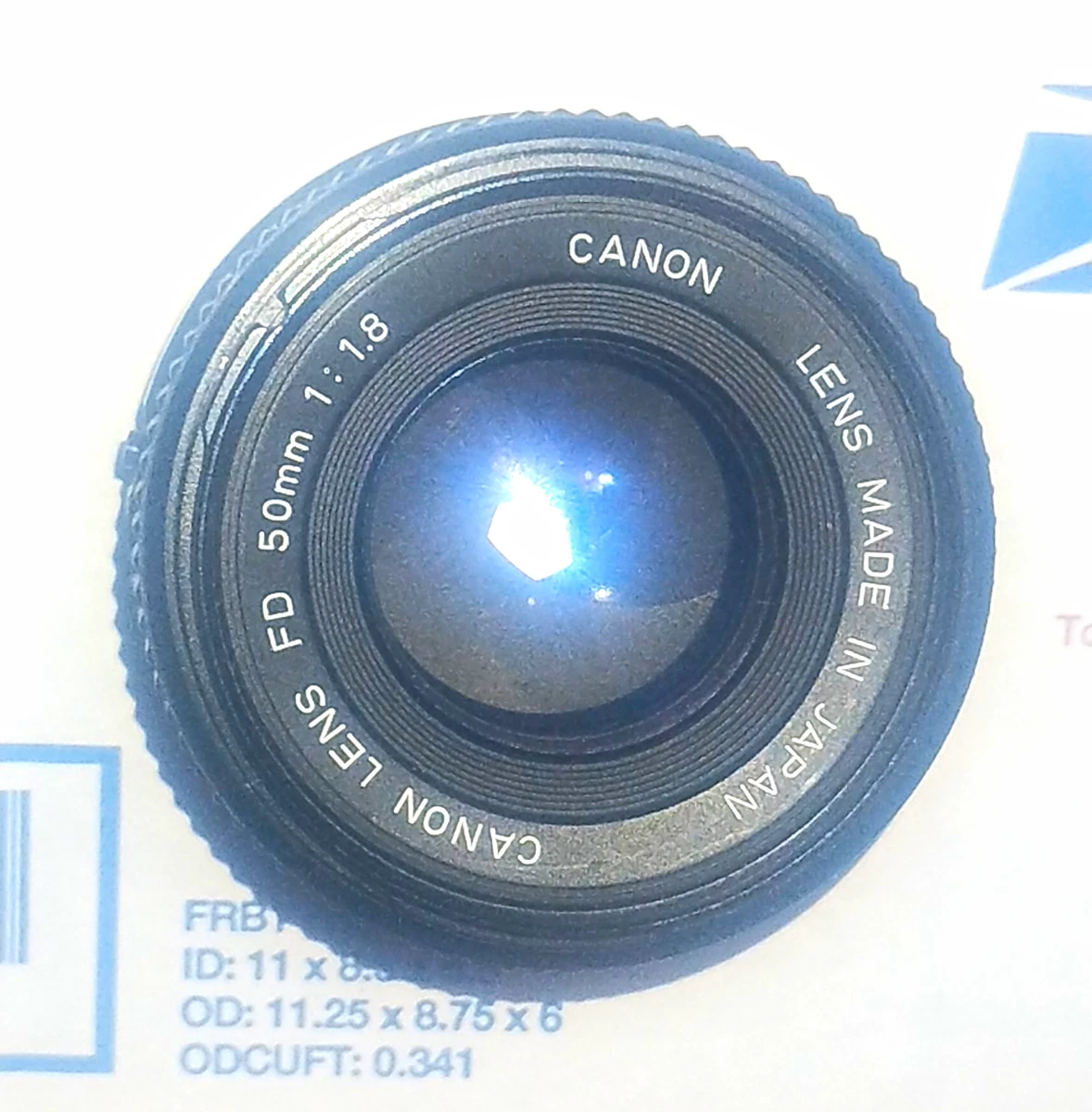 ジャンク　Canon　NO.85686 f:1.8 50mmヴィンテージレトロ Canon FD f/1.8 Camera Lenses 50mm Focal for sale | eBay