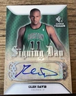2007-08 UD SP Rookie Threads - Signing Day Glen Davis Rookie Autograph