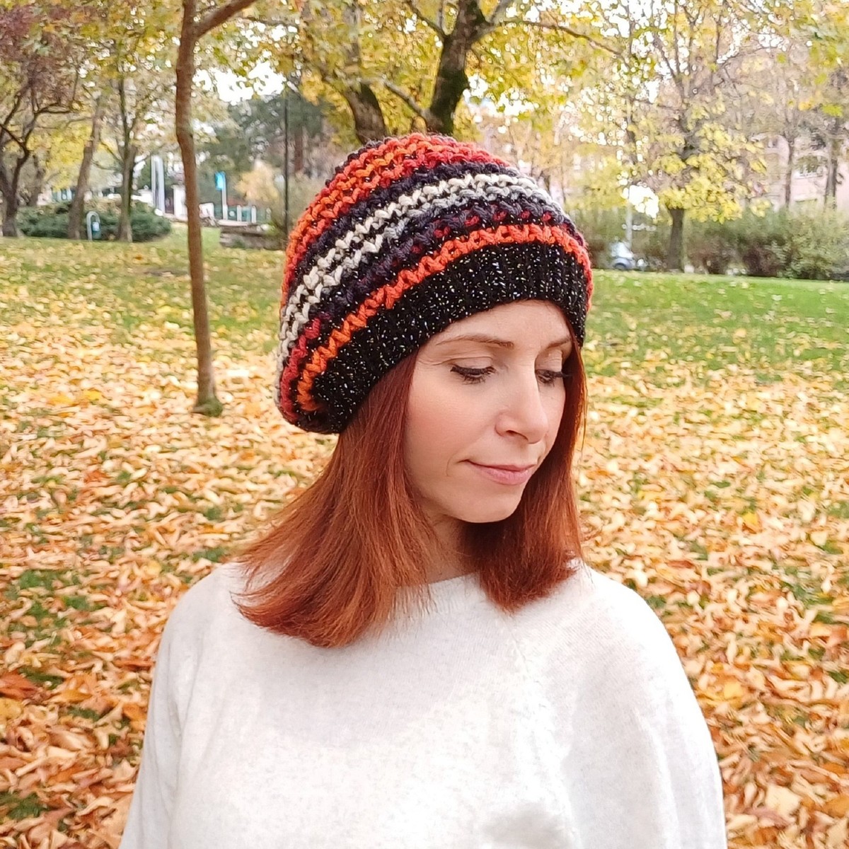 Lot of 6 Women Knit Beret Hats Assorted Colors Fuzzy Crochet Winter Cap Bundle Knit Collage Merci Beaucoup Beret Knitting Hat Pattern main image 4