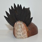 Awesome JIM RUTLEDGE LIFE SIZE RUDDY DUCK DRAKE CARVING DECOY Wood sculpture — photo 7