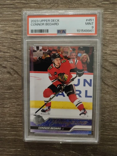 2023-24 Upper Deck Young Guns RC Connor Bedard #451 PSA 9