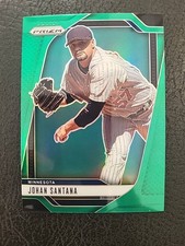 2025 Panini Prizm Johan Santana #28 Green Prizm