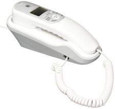 Trimline Corded White Caller ID AT T Landline Phone for Sale